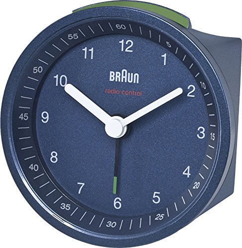 Braun Funk Wecker Analog Deutsche Präzision Quarzwerk BNC007BLBL DCF - 2