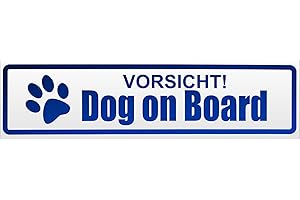 Kiwistar Vorsicht! Panneau magnétique pour Chien Motif Panneau de signalisation