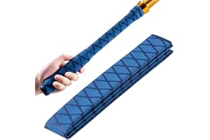 CUTEFLY Heat Shrink Rod Wrap for Fishing Rods, Heat Shrink Sleeve Wrap Tubing with Non Slip Waterproof for Fishing Bulding Handle,Badminton Handle Shovel Handle 4 Sizes Diameter 25mm 30mm 35mm 40mm