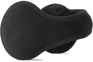 Unning Winter Ohrenwärmer Herren Damen Ohrenschützer Plüsch Faltbar Verstellbar Ohrenschutz Weich Earmuffs for Men