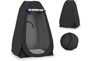CLIPOP Tente de Toilette Pop Up Toilette Cabinet de Changement Anti-UV Tente de Douche pour la Plage, la pêche, Le Bain, l'extérieur, avec Un Sac de Transport