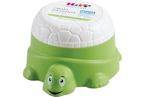 HiPP - Baby Care Crema Idratante Viso e Corpo per Neonati, a Forma di Simpatica Tartaruga, per Pelli Sensibili, con Olio di Mandorle Bio, 1 Pezzo da 100 ml