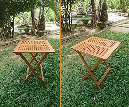 SAM® Robuste Gartengruppe Chile 3tlg., aus Akazienholz, bestehend aus 1 x Tisch + 2 x Klappstuhl, geölt, Garten-Tischgruppe, schöne Maserung, massives Holz, klappbar, Sitzgruppe aus Akazien-Holz - 7