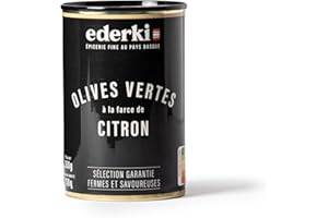 EDERKI - Olives vertes à la farce de citron 300g