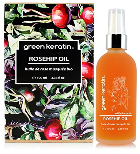 100% Pure & Organic Rosehip Oil (PREMIUM), Certified Organic