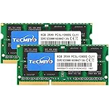 TECMIYO 16GB DDR3 1600MHZ(2x8GB) PC3L 12800s Sodimm DDR3 / DDR3L 1600MHz CL11 PC3-12800 1.35V/1.5V 204Pin Non-ECC Unbuffered 