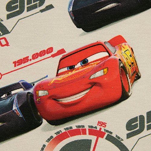 Jersey Stoff Cars hellgrau -Preis gilt für 0,5 Meter- - 3