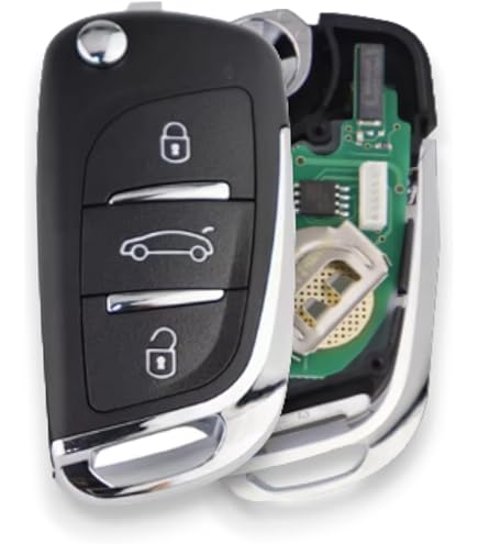 Custodia/coperchio Per Telecomando Chiave Peugeot (3 Pulsanti) – Compatibile Con 208, 2008, 308, 508