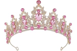 DECENTRALAND Tiara de boda con diamantes de imitación de cristal para novia, boda, princesa, reina, coronación, fiesta de cumpleaños, corona plateada, para niñas y mujeres, carnaval, fiesta de vacaciones,