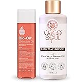 Bio-Oil Mom and Baby Moisturisation Bundle (Stretch Mark Specialist Oil for Mother 125ml + Coco Soul Baby Massage Oil 200ml)