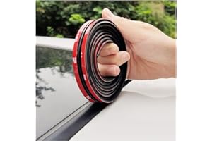 GTLM Toit Ouvrant Protection Joint Caoutchouc pour la Protection,Mise à Niveau Joint Porte Voiture avec Un Adhésif Puissant,Universel en Caoutchouc pour Les Voitures,Camions,SUV (14mm×7M)