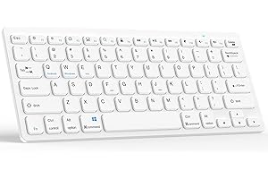 KBCASE Bluetooth Keyboard Ultra-Slim Wireless Keyboards Compatible with iPad,iPad Pro,iPad Air,Tablet Samsung Galaxy, Xiaomi, Huawei, Lenovo,Windows,Android, UK Layout (Including 2 batteries)