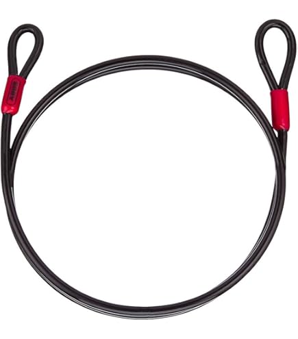 ABUS Cobra 10 luskabel - staalkabel gecoat met kunststof - beveiliging voor fiets- en motoraccessoires - 3 meter lang, 10 mm dik
