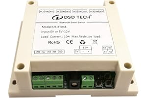 DSD TECH SH-BT04B Bluetooth Relay 4 Canali Relè Bluetooth V2 Supporta Timer e Codice di Sicurezza