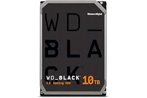 WD BLACK Disco duro interno de 3.5 pulgadas y 10 TB, Clase de 7200 rpm, SATA de 6 Gb/s, caché de 256 MB