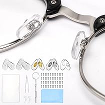 Kit 4 Cacciaviti Multifunzione 3 In 1 - Per Occhiali, Orologi, Gioielli - Acciaio Inox, Portachiavi