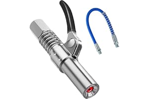 EXSBTAY G Grasso Pistola Accoppiatore, Accoppiatore per Pistola a Grasso, Ingrassatore, con Tubo Flessibile da 30 cm, per Ingrassatori 1/8" NPT, Riempimento Rapido Dell'olio Lubrificante, Evita Perdite D'olio