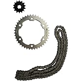 Yz250f Sprocket And Chain Caltric Gold O-Ring Chain & Sprocket Kit For Yamaha Yz250f 2005 2009 D 882080 - Foto 6