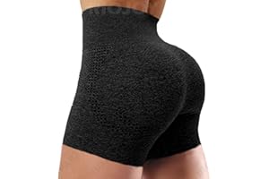 RIOJOY Vital Seamless Sports Shorts Women Dotted High Waist Summer Booty Shorts Gym Running Cycling