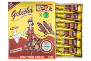 NM SELECT 12 x Mehndi Cones Dark Brown Mehndi All Natural Body Art Organic Temporary Tattoo