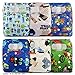 LittleBloom, Reusable Pocket Cloth Nappy, Fastener: Hook-Loop, Set of 6