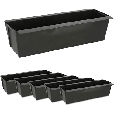 pflanztöpfe blau Pflanzkübel basic,Pflanzgefäß,Blumentopf,grau/blau,frostfest!3 Größen –  GartenGees GmbH