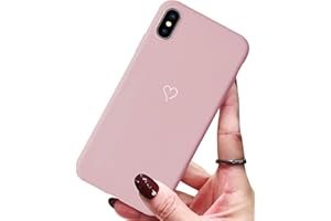 Ubeshine Hülle für iPhone XS MAX, Hülle Case für iPhone XS MAX Kreatives 3D Muster Schutzhülle Ultra dünn TPU Silikon Handyhülle Bumper Mode Chic Bling Herz Kratzfest Schutzhülle für iPhone XS MAX