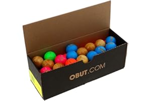 Lot de 59 buts OBUT en buis, coloris assortis