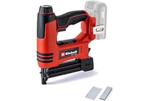 Einhell Clavadora con batería TE-CN 18 Li-Solo Power X-Change (iones de litio, 18 V, grapadora + clavadora, hasta 20 impactos por minuto, incl. 300 clavos, 300 grapas, sin batería ni cargador)