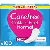 Carefree Normal Cotton Parf&uuml;ms&uuml;z 100'l&uuml; G&uuml;nl&uuml;k Ped