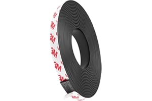 QOMJUFA Adesivi magnetici, adesivi magnetici forti 3M con adesivo, adesivi magnetici flessibili
