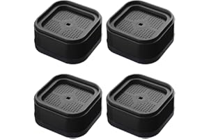 PMTFUMY 4-Pack Furniture Risers ，1 Inch Table Lifts for Heavy Duty Legs on Tables, Dressers, Desks, and Sofas，Enhanced Height and Stability