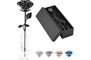 QGJNSGC Urnas de Recuerdo de Flores Rosadas para Cenizas humanas, medallón de urna Conmemorativa, Tallo Largo de Flores de Rosa Coloridas urnas de cremación, urna funeraria para Cenizas Adultas cremación