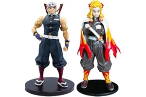IFHDO 2 Pcs De-mon Sla-yer Mini Figure Set De-mon Sla-yer Figure, Modello di Anime Personaggio in Piedi Statua Modello Home Desktop Decoration,DemonDecorazioni per Bambini Festa Compleanno