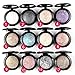 Unisky Eye Shadow Single Baked Powder Palette Metallic Shimmer Eyeshadow Cosmetic Makeup