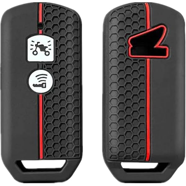 Otai Étui Clé Voiture Cuir Pour Honda PCX 150, X-ADV, SH 125, Scoopy - Protection 3 Boutons