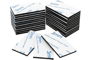 Ormith Double Sided Tape Heavy Duty 48 Pcs | Strong Double Sided Sticky Pads for Outdoor Indoor Mounting | Water Proof Adhesive Strips for Hanging 50 x 30mm