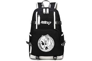 WANHONGYUE Hatsune Miku Luminous Backpack Student Schoolbag Laptop Book Bag Casual Dayback Black-3