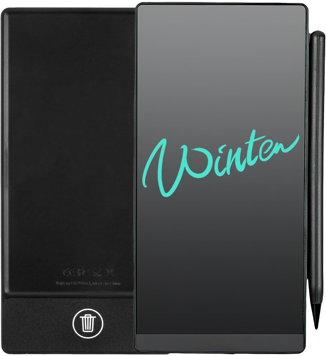 6.5 Inch LCD Writing Tablet with Pen for Adults, Erasable Electronic Writing Pad with Hall Clear Sensor, 6.5" Office Writing Pad Handwriting Drawing Board with Lock Function for Notes Doodles Messages