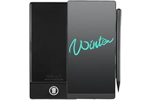 DOZYLIVE 6.5" LCD Writing Tablet for Adults Reusable Digital Notepad with Pen Office Electronic Notebook with Hall Switch Electronic Drawing Pad with Lock Function Writing Pad for Notes Doodles Messages