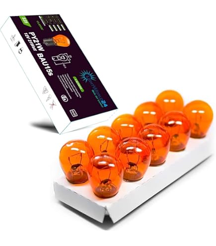 Lampadina Auto BA15S 12V 21W - Per Luce Targa Trasparente - Marchio E - Foto 4