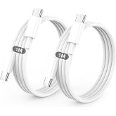 BSTOEM USB C Cable Fast Charging,1M+1M USB C to USB C Cable, Type C Cable | USB C Cable Fast Charging for iPhone 17/16/15/Pro