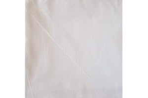 Pingianer Tissu 100 % coton uni uni pour enfant au mètre pour la couture, l’artisanat, Coton, Ecru/beige, 50x160cm (13,98/m)