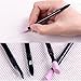 Born Pretty 1Pc Double-end Quartz Cuticle Remover Washable Dead Skin Pusher Trimmer Manicure Nail Art Tool