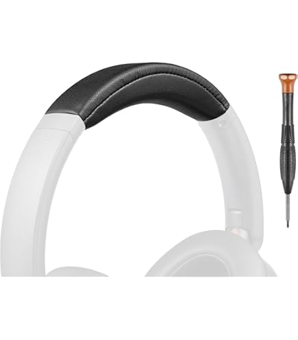 SOULWIT Protein Leather Headband Cover for Sony WH-XB900N Wireless