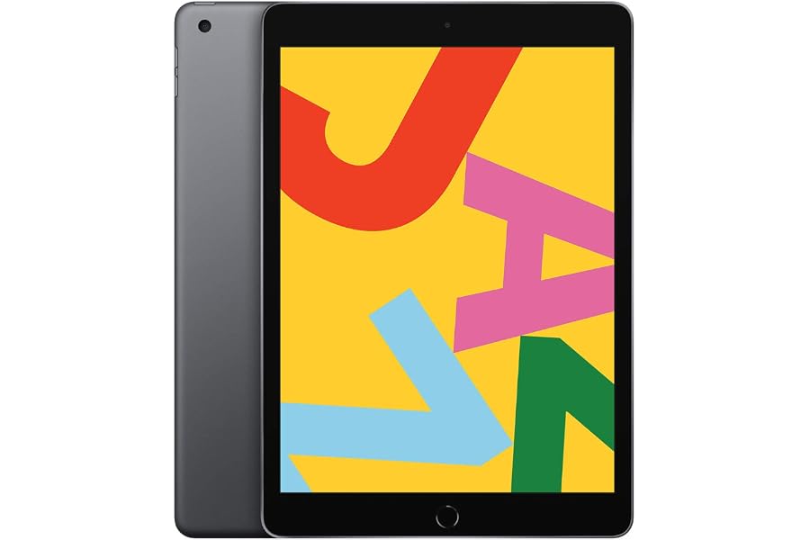 2019 Apple iPad (10.2-zoll, Wi-Fi, 128GB) - Space Grau (Generalüberholt)
