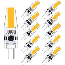 12x G4 LED Kerzen Dimmbar, Warmweiß 3000K – Idealer Halogenersatz, 1,5W, 12V