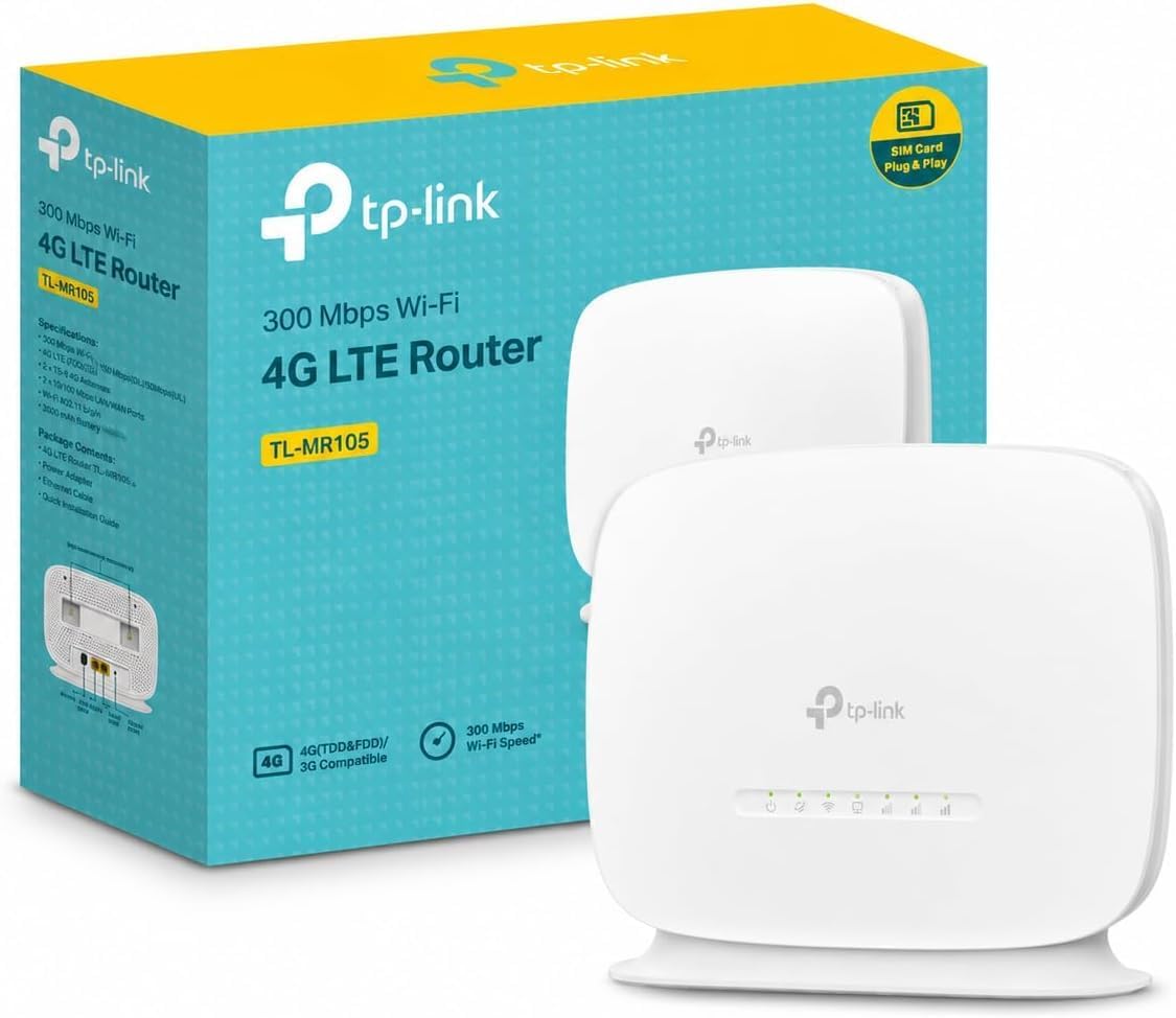 Avis d'Expert & Test Approfondi : TP-Link TL-MR105 - Router 4G LTE SIM WiFi 4 3 (TP-Link TL-MR105)