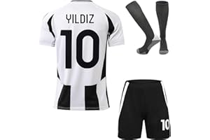 metekoc Yildiz Torino 2024/2025 Heim #10 Football Fußball Kinder Trikot Shorts Socken Fußballbekleidung Geschenk Set Jugendgrößen