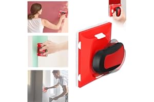 UAZEO Paint Edger for Cutting in, Paint Edge Trimmer,Multifunctional Paint Edger Tool with Pad Nylon Bristles Edges,Paint Pads for Walls and Ceilings,Paint Edger Used for Cutting in Tools (1Set Combination)